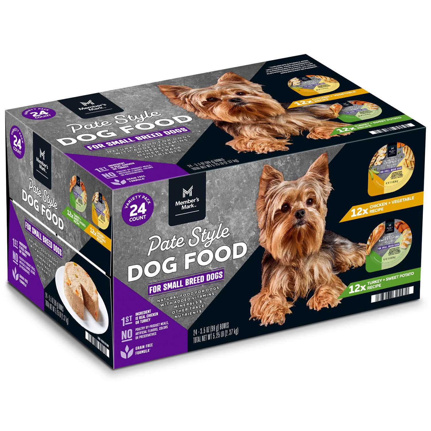Member's Mark Pate Style Dog Food Variety Pack - Pet Supplies online store