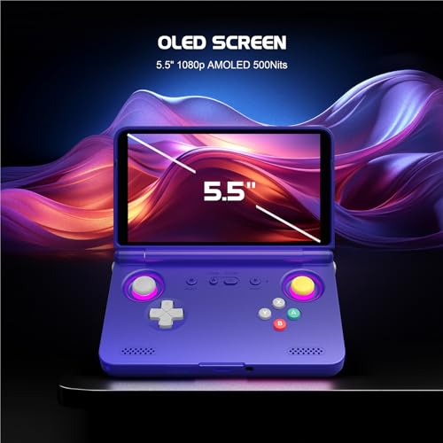 Retroid Pocket Flip 2 Retro Game Console, 5.5