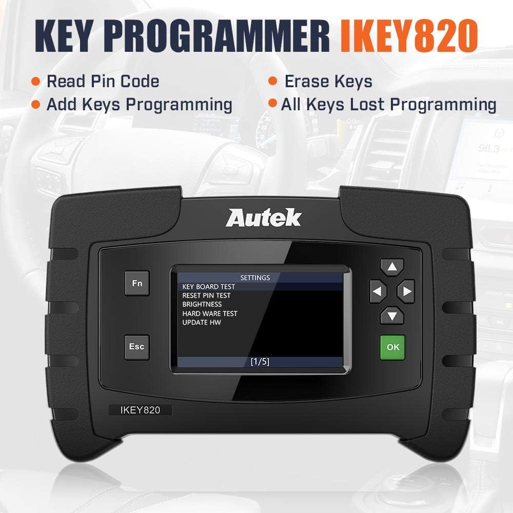 Autek IKey820 Auto Programmer Professional Pin Code Reader All Key Lost Programming