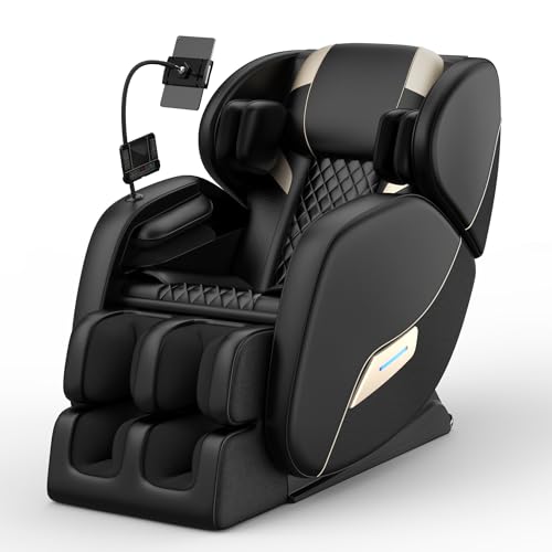 2025 Massage Chair Full Body, Zero Gravity SL-Track Shiatsu Massage Recliner Chair with Body Scan, 6 Fix Point Rollers,Airbags,Deep Yoga Stretch, Heating Function