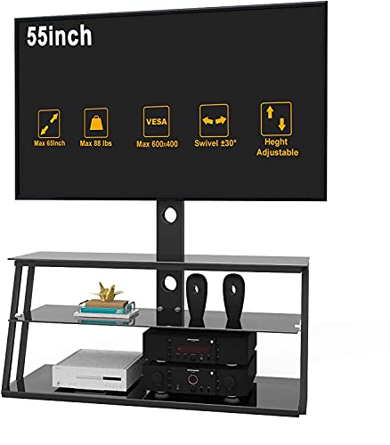 Tv Stands for 65 55 Inch Tv Universal Rolling Tv Stand with Mount IANIYA