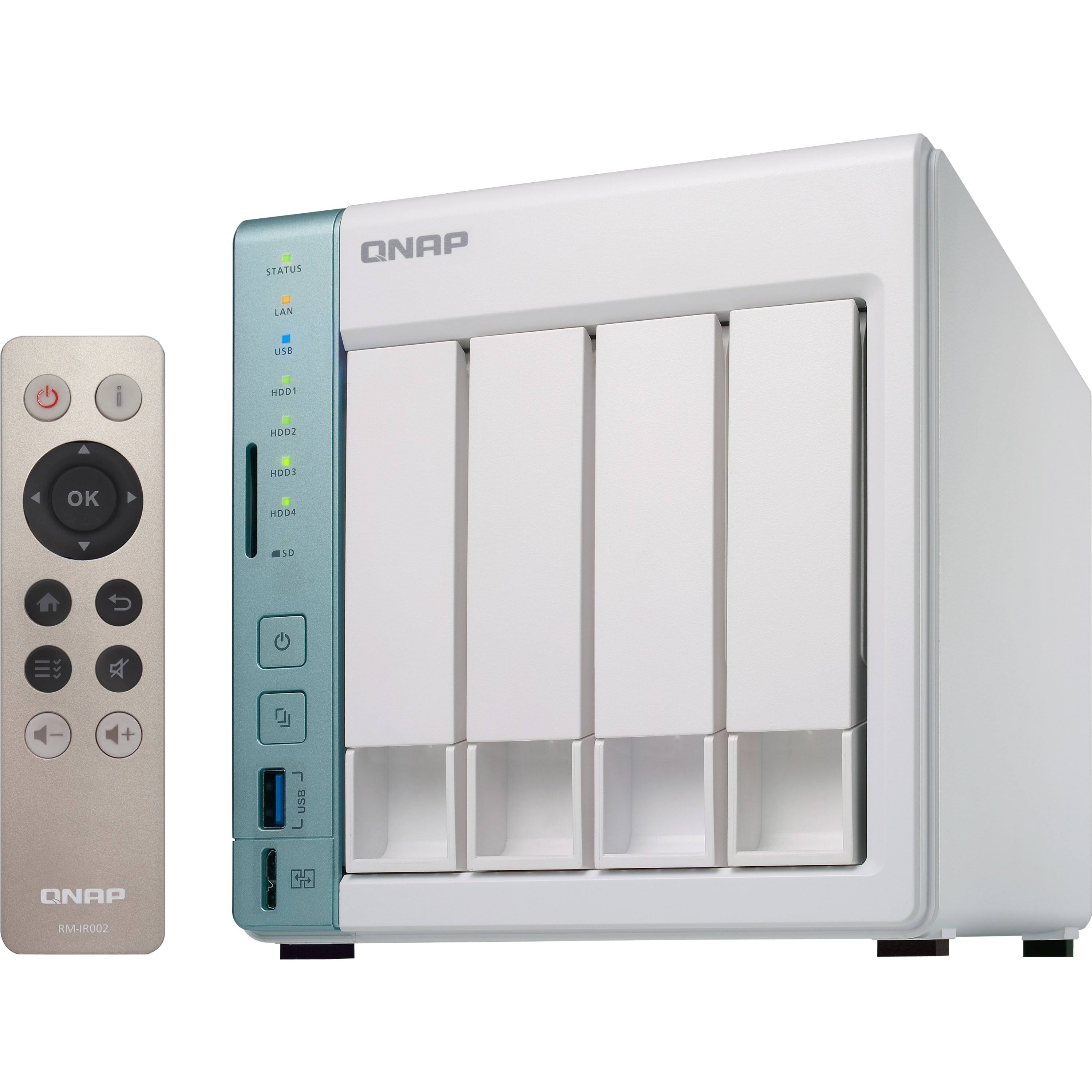 QNAP TS-451A-4G 4-Bay Diskless NAS Server - SATA 6Gb/s