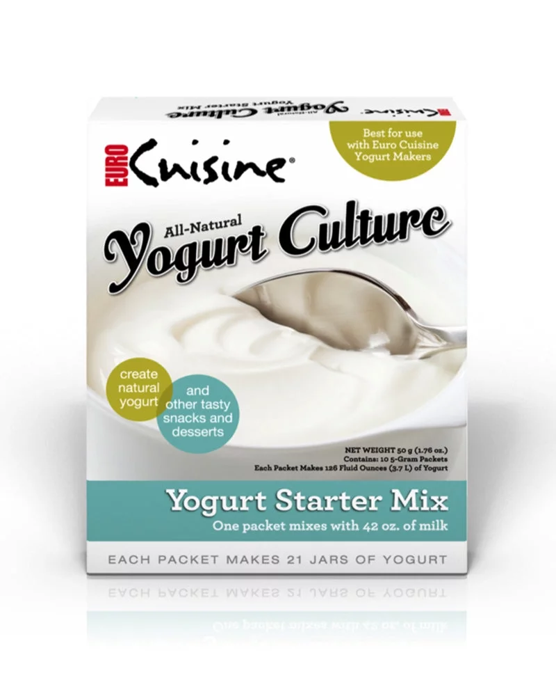 Euro Cuisine RI1020 All-Natural Yogurt Starter/ Culture - 10-3gr Packets