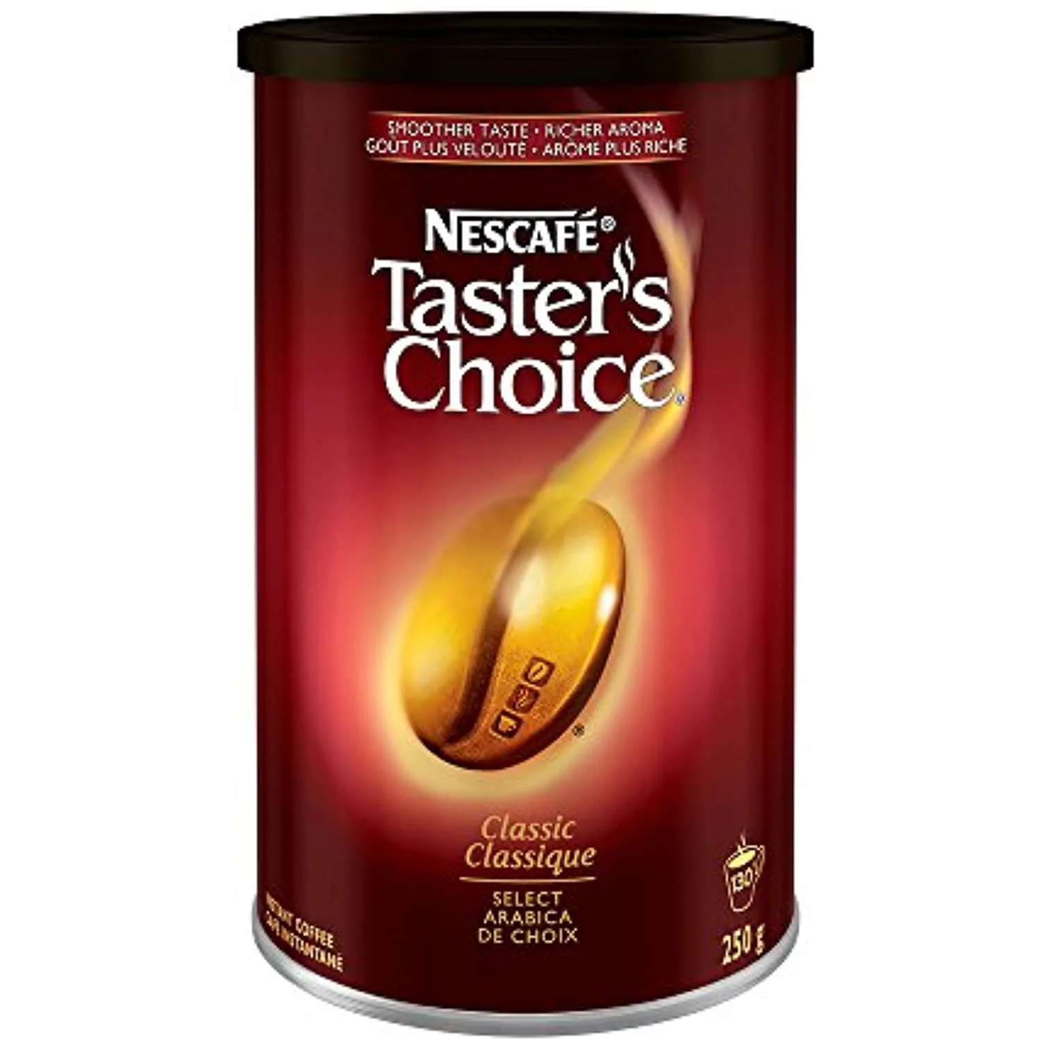 Nescafe Tasters Choice Classic, Instant Coffee, 250G/8.8Oz. Tin, (Imported From Canada)