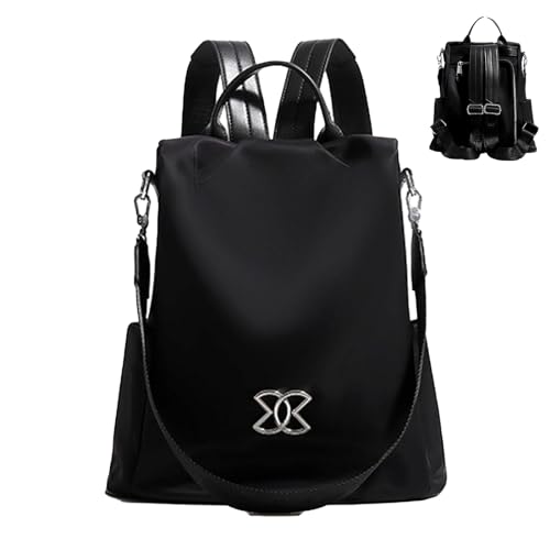 Anti-Theft Large Capacity Backpack, Anti Theft Backpack Shoulder Bag for Women Multi Purpose, Crossbody Oxford Cloth Bag