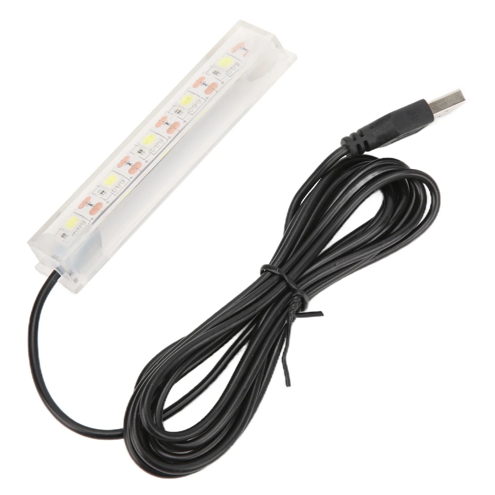 Amonsee Aquarium Light, Fish Tank USB Light LED Light USB White Light
