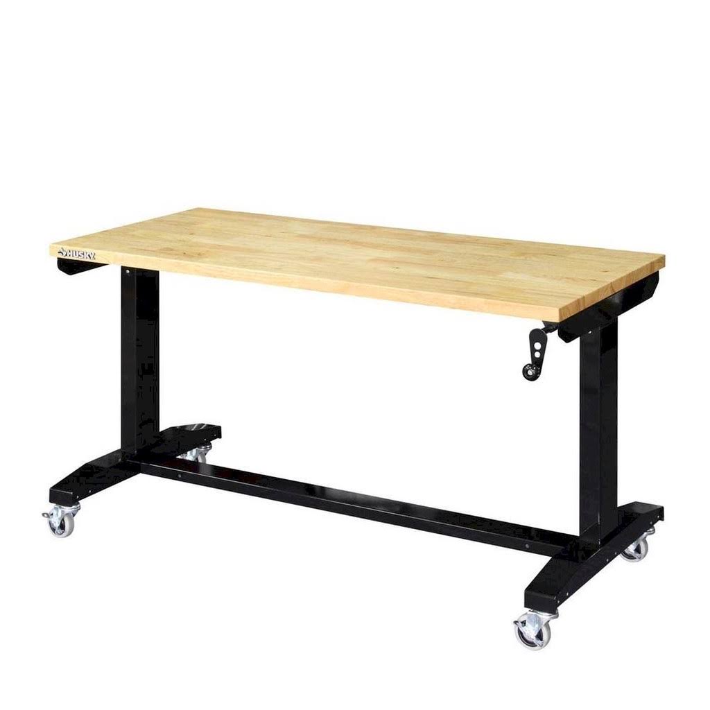 Husky 52 in. Adjustable Height Work Table