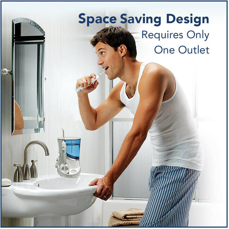 Waterpik Complete Care 5.5 Water Flosser and Oscillating Toothbrush WP-811 White