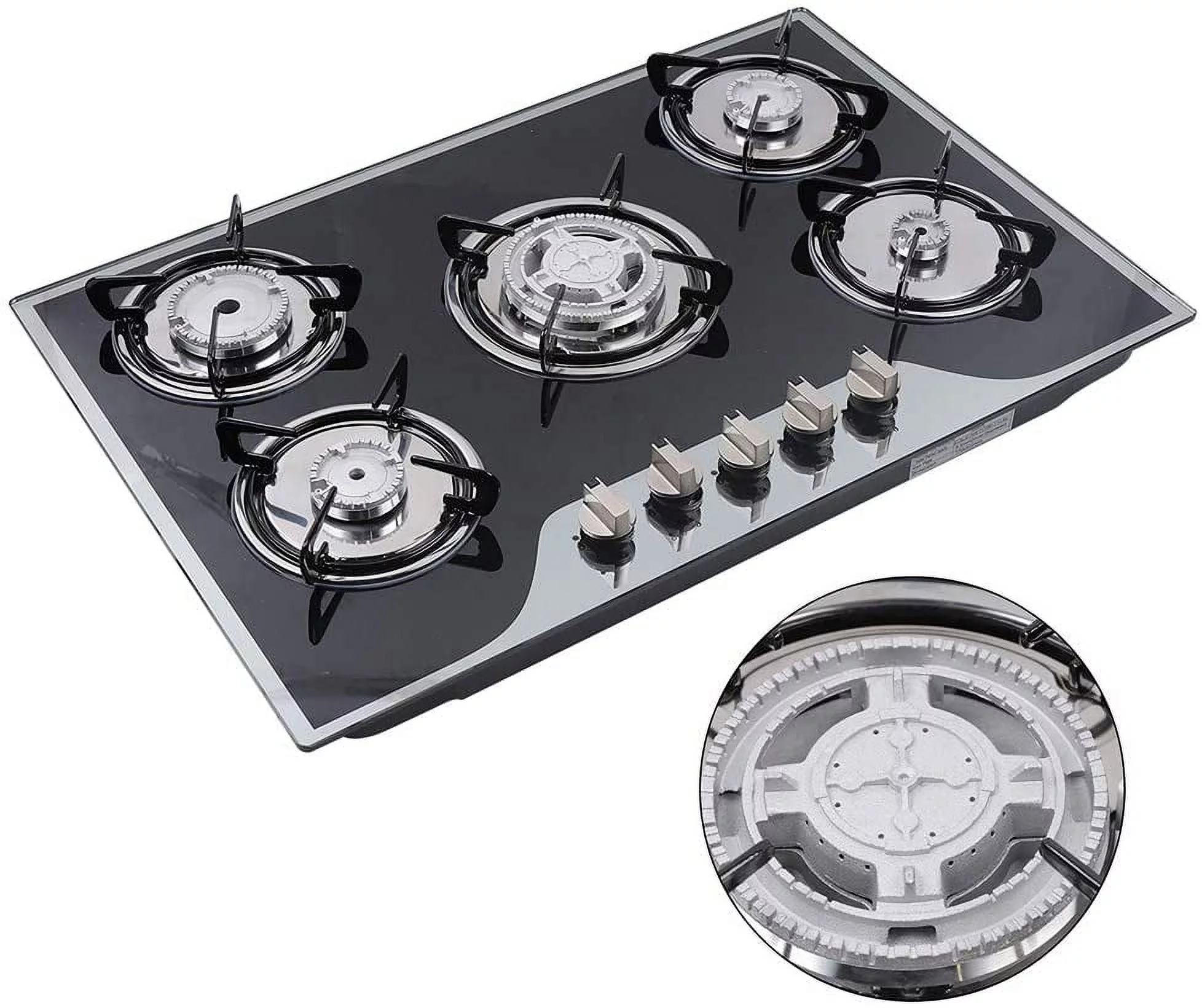 MIDUO 5 Gas Hobs Built-in Kitchen Cooker