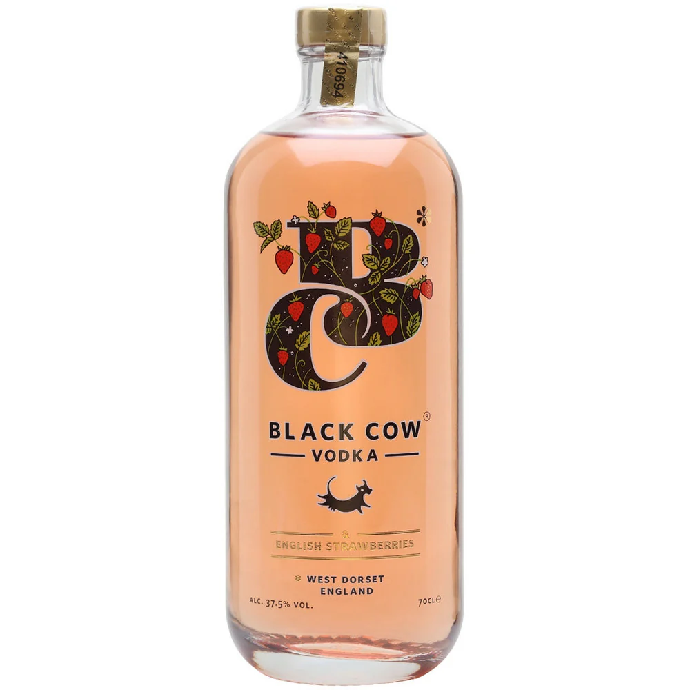 Black Cow English Strawberries Vodka - Nestor Liquor