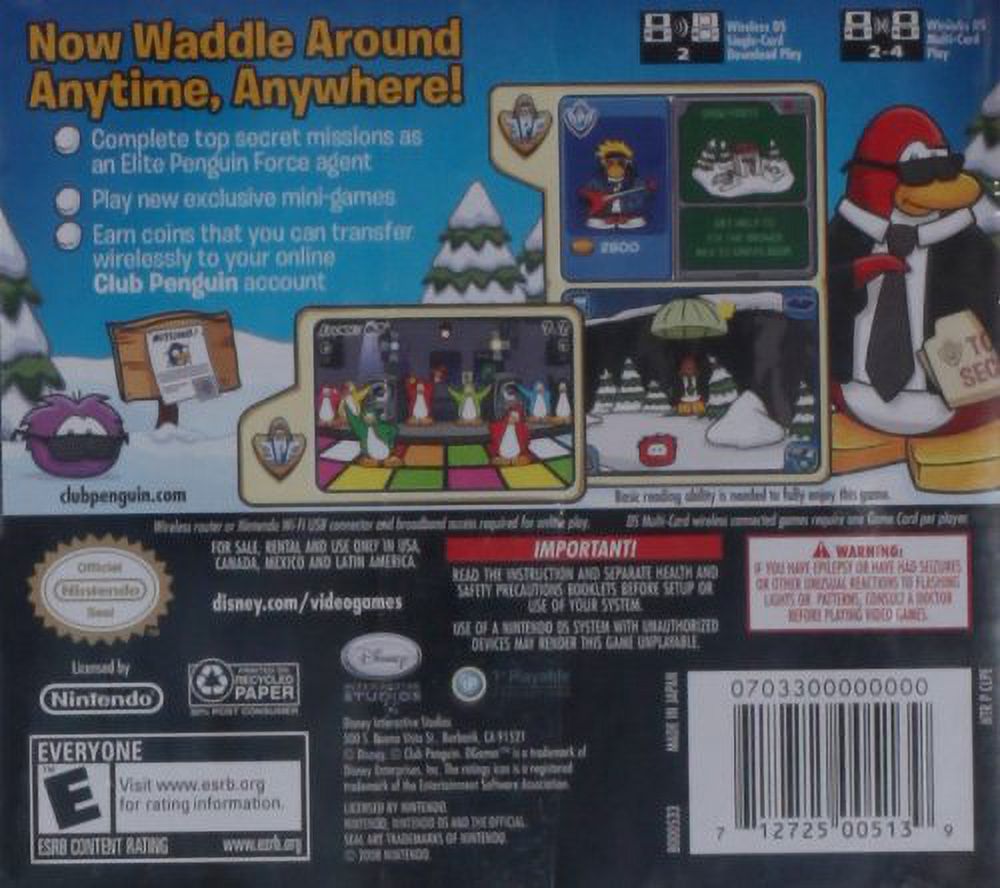 Club Penguin: Elite Penguin Force - Nintendo DS