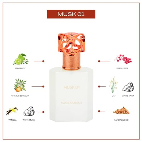 Swiss Arabian Oud 07 - Luxury Products From Dubai - Long Lasting, Addictive Personal EDP Spray Fragrance - Seductive Signature Aroma - 1.7 Oz