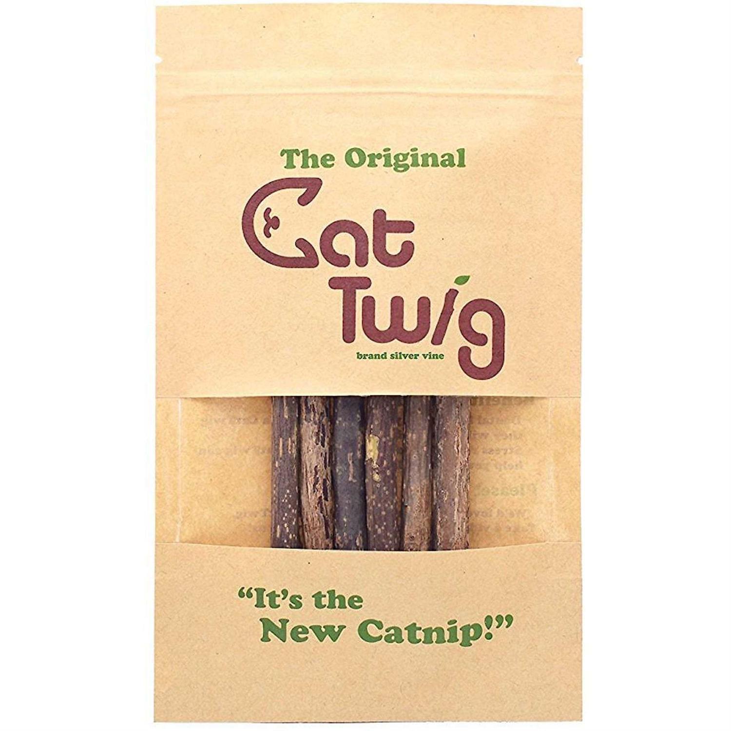 CatTwig Silver Vine Stick Cat Chew Toy - Pet Supplies online store