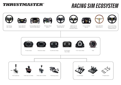 Thrustmaster F1 Racing Wheel Add On (Compatible with XBOX Series X/S, One, PS5, PS4, PC)