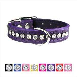 OmniPet Signature Leather Crystal Dog Collar - Pet Supplies online store