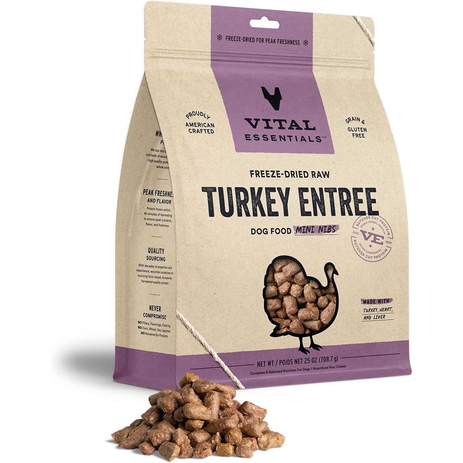 Vital Essentials Freeze-Dried Mini Nibs Dog Food - Pet Supplies online store