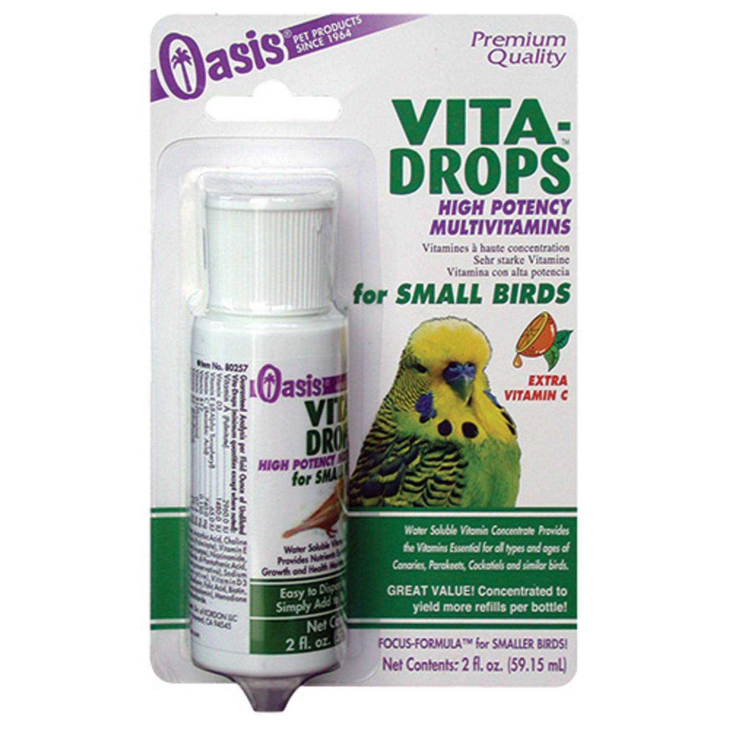 Oasis Vita Drops for Small Birds - Pet Supplies online store