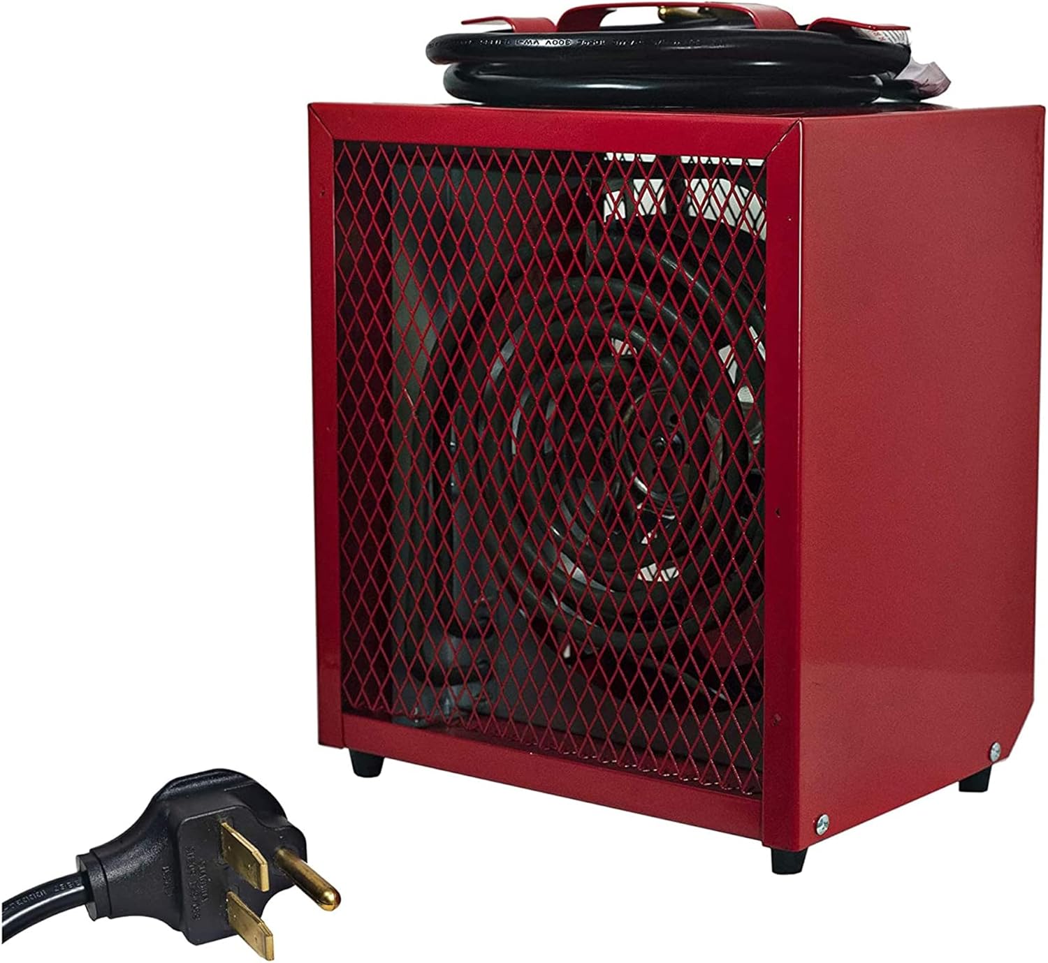 Comfort Zone CZ290 Portable 5000-Watt Fan-Forced Industrial Space Heater with Adjustable Thermostat Control and Safety Overheat Protection