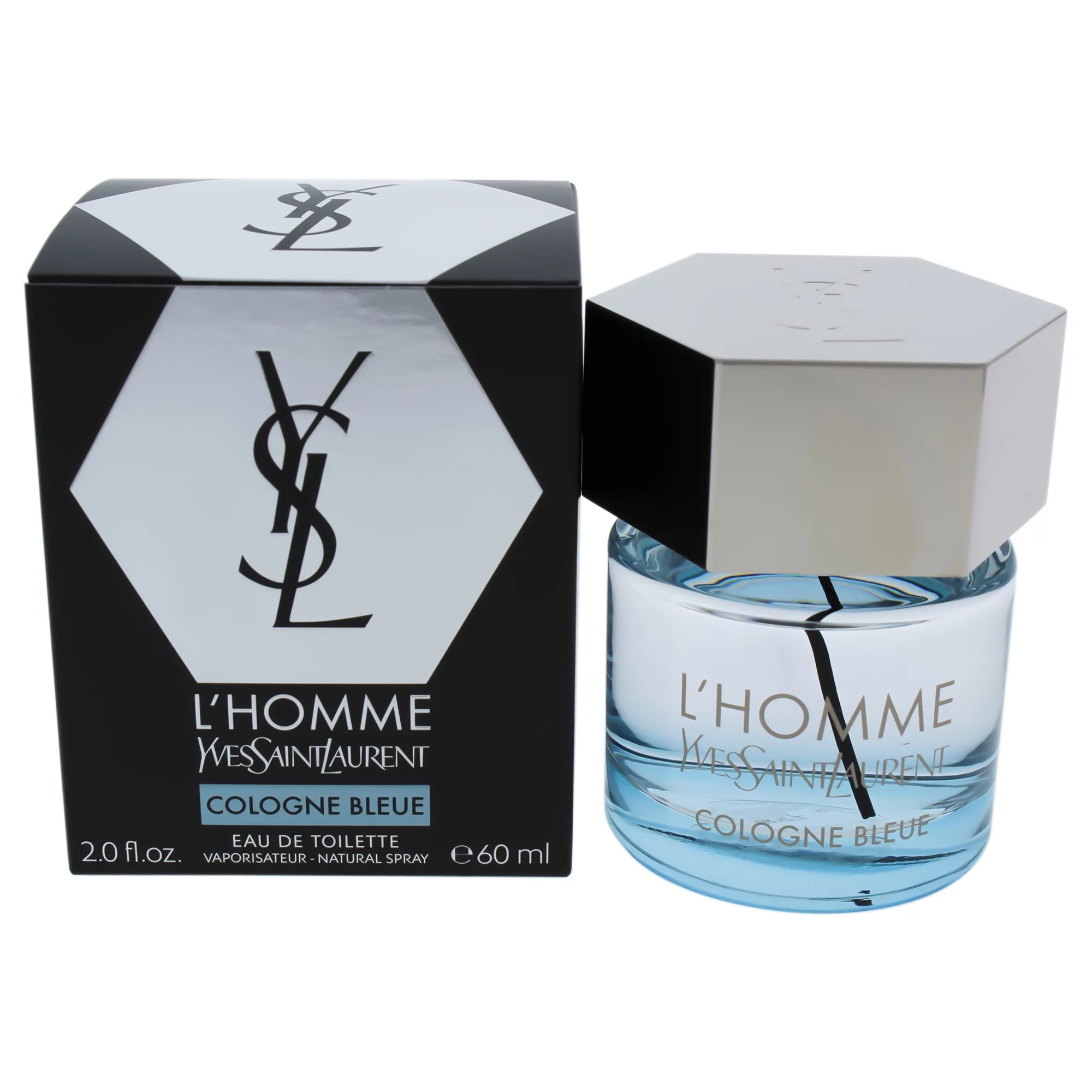 L homme Cologne Bleue by Yves Saint Laurent for Men - 2 oz EDT Spray