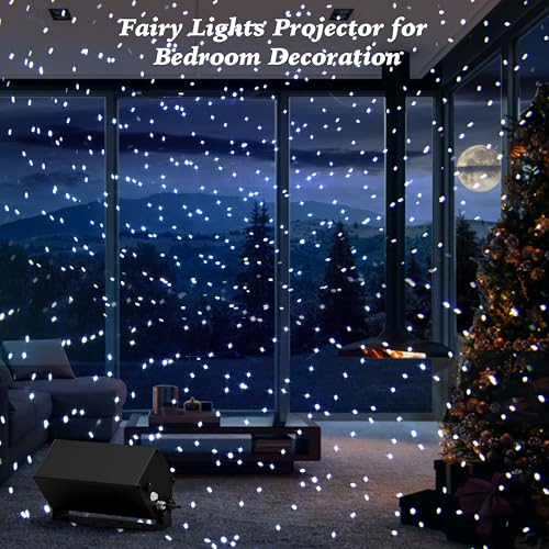 AIRIVO Outdoor Laser Lights Projector, 5 Color Motion Firefly Lights Star Show Projection Light, Christmas Projector Light with Remote Control for Holidays Halloween Decoration Home, Garden, Patio