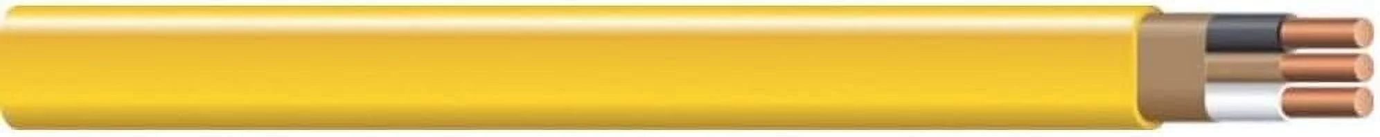 12/2 NM-B, Non-Metallic, Sheathed Cable, Residential Indoor Wire, Equivalent to Romex (50FT Cut)