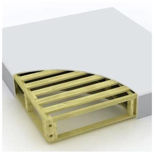 PlushBeds Low Profile Orthopedic Foundation - Queen