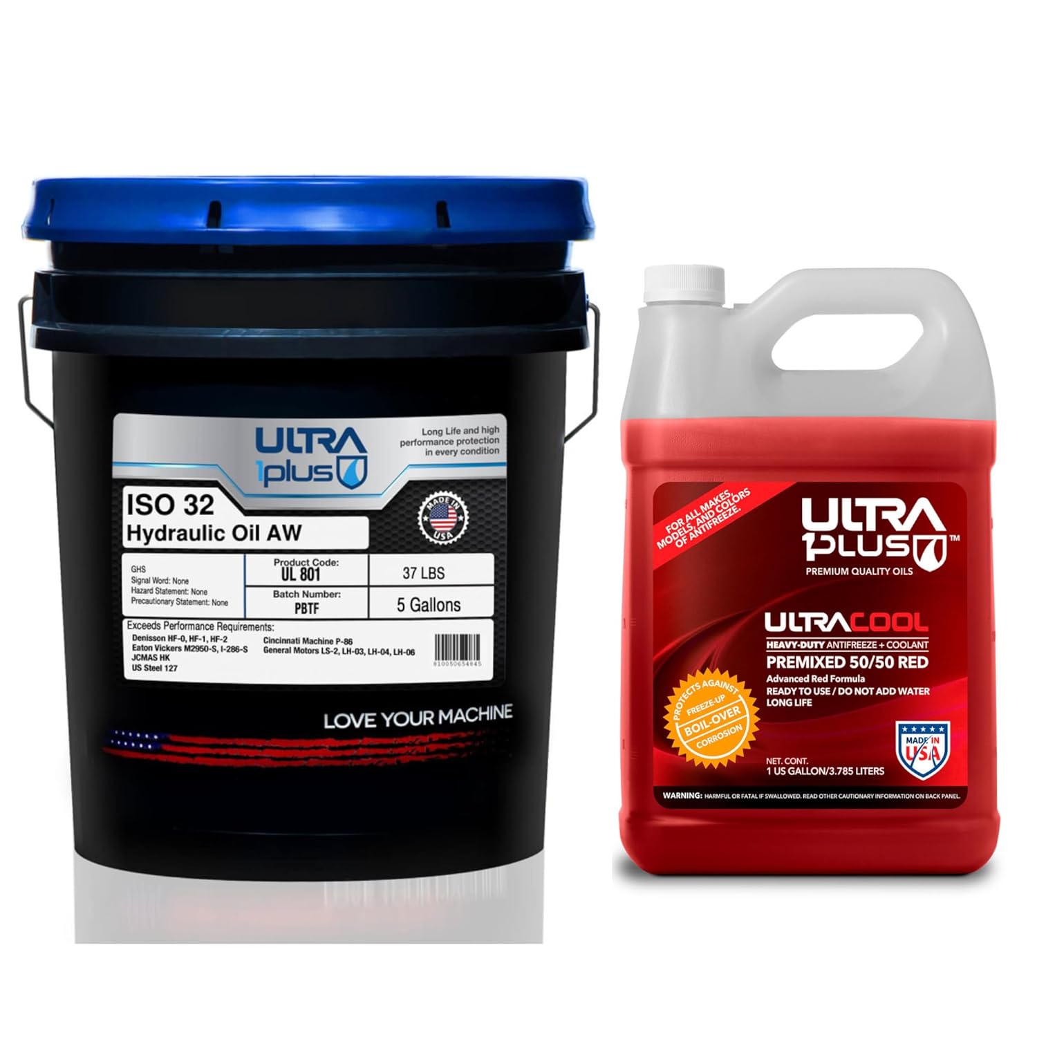 Ultra1Plus ISO 32 AW Hydraulic Oil & Antifreeze Coolant