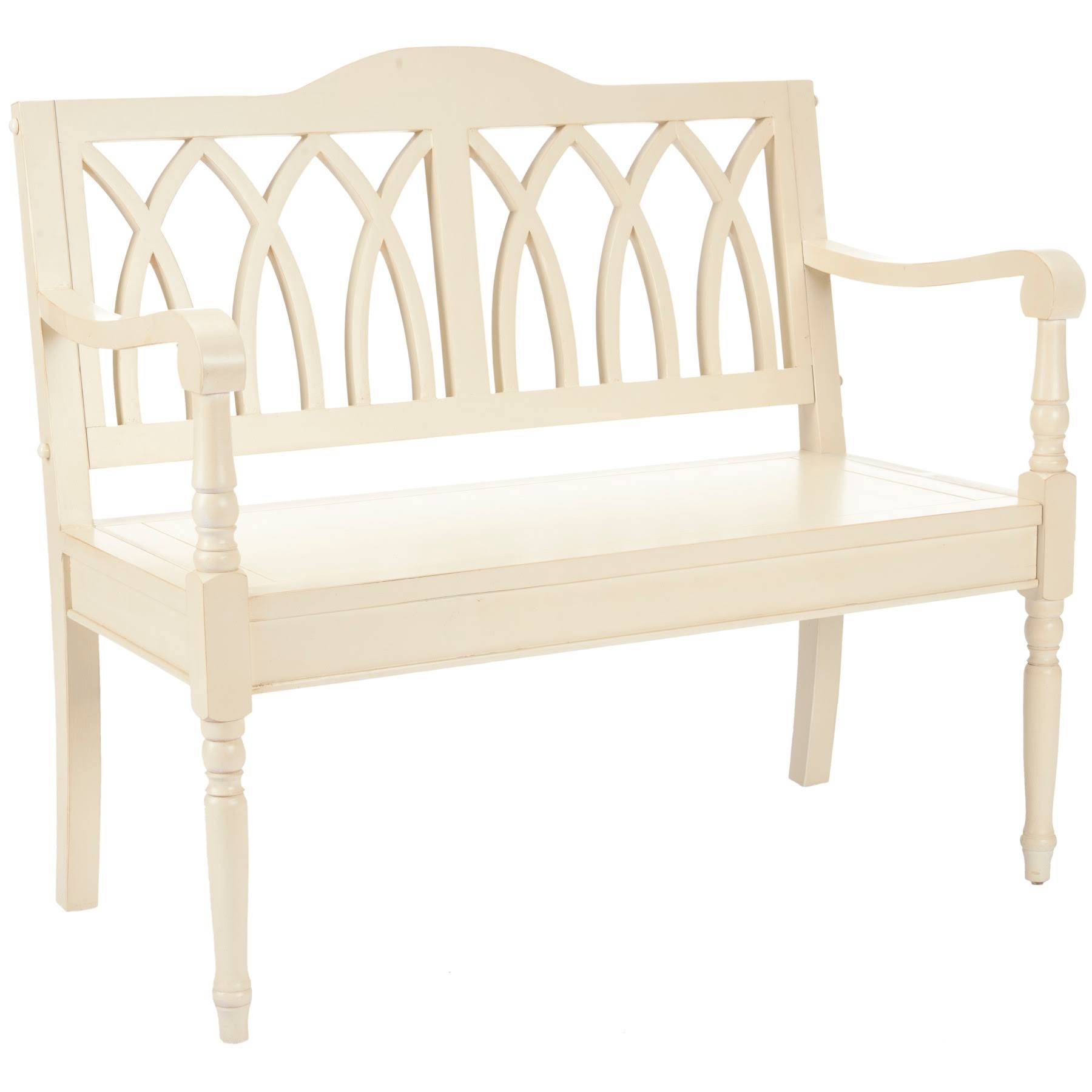 Safavieh Benjamin Bench, Grey