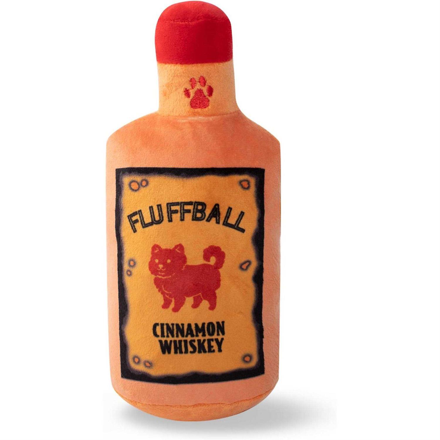 Fringe Studio Plush Dog Toy Fluffball Cinnamon Whiskey 289715 - Pet Supplies online store
