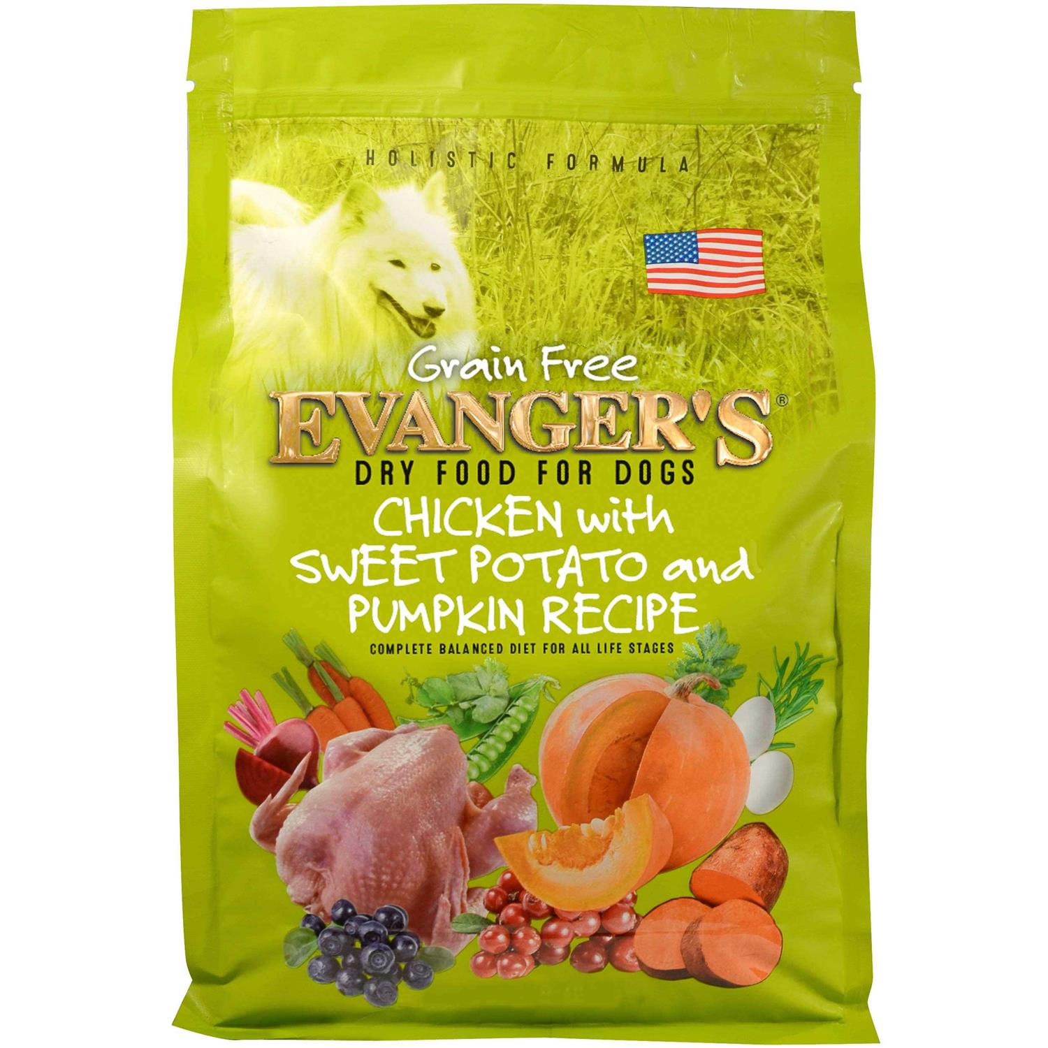 Evanger's Chicken Sweet Potato & Pumpkin Grain Free Dry Dog Food - Pet Supplies online store