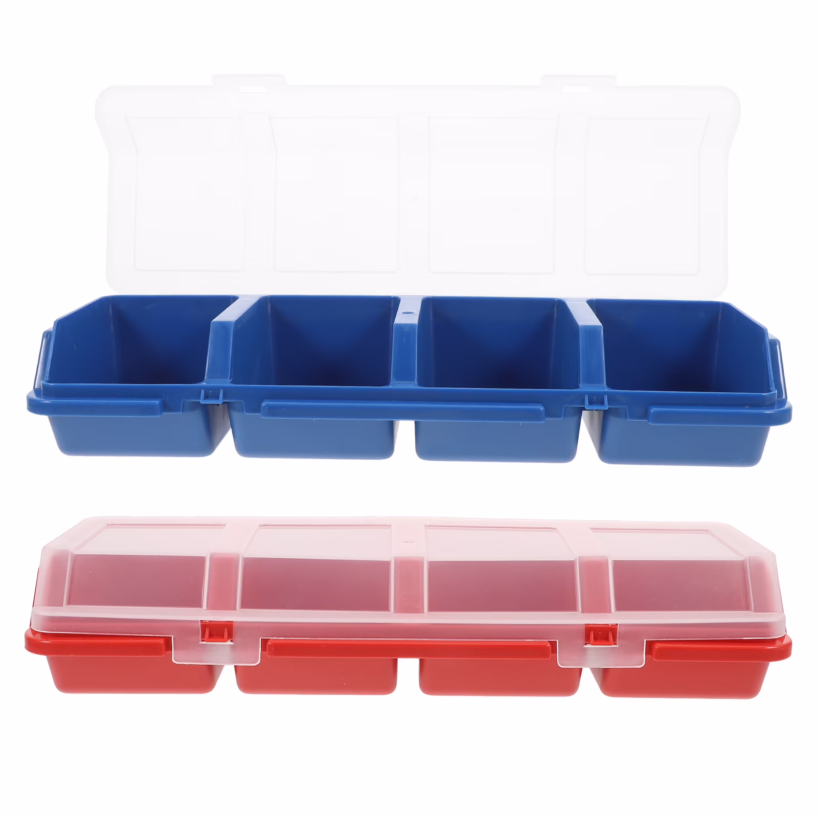 2 Pcs Screw and Nail Organizers Storage Parts Box