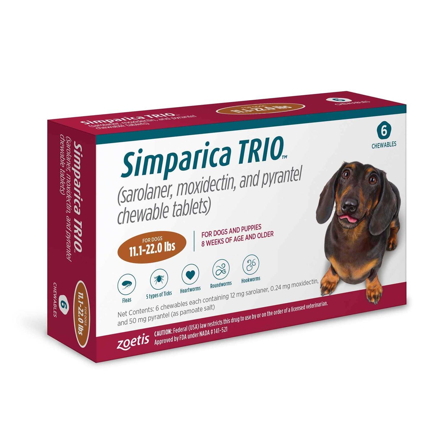 Simparica Trio Dogs - Pet Supplies online store