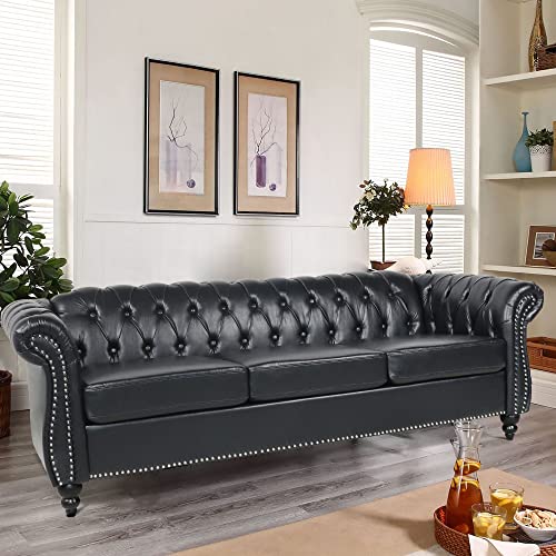 Chesterfield Sofa Leather, 84