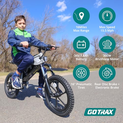 Gotrax Astra Electric Dirt Bike, 16