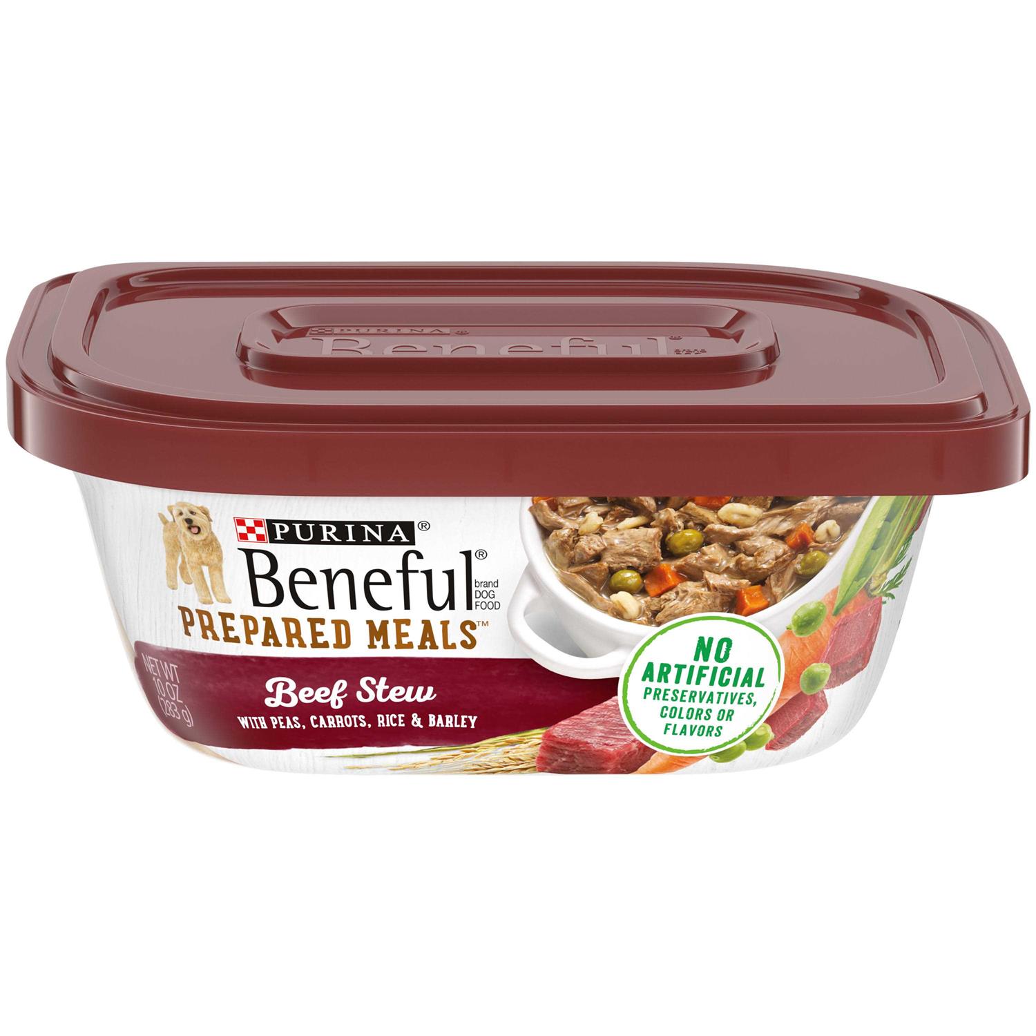 Purina Beneful Beef Stew Prepared Meals Dog Food - Pet Supplies online store