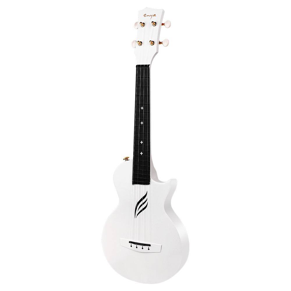 Enya Nova U White Carbon Ukulele Acoustic