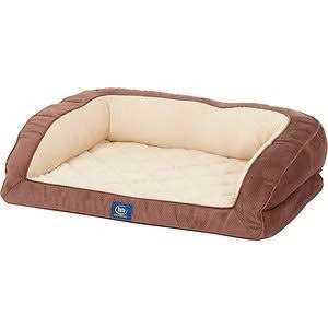 Serta Orthopedic Quilted Dog Cat Couch Bed - Pet Supplies online store