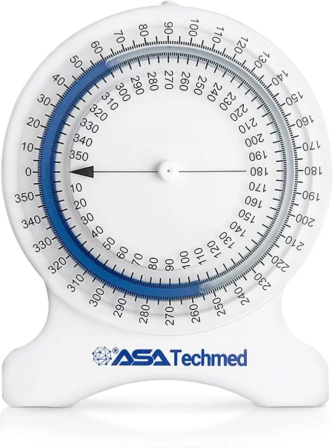 ASA TECHMED Bubble Inclinometer, Range of Motion Measuring Tool - Curated Treasures Market