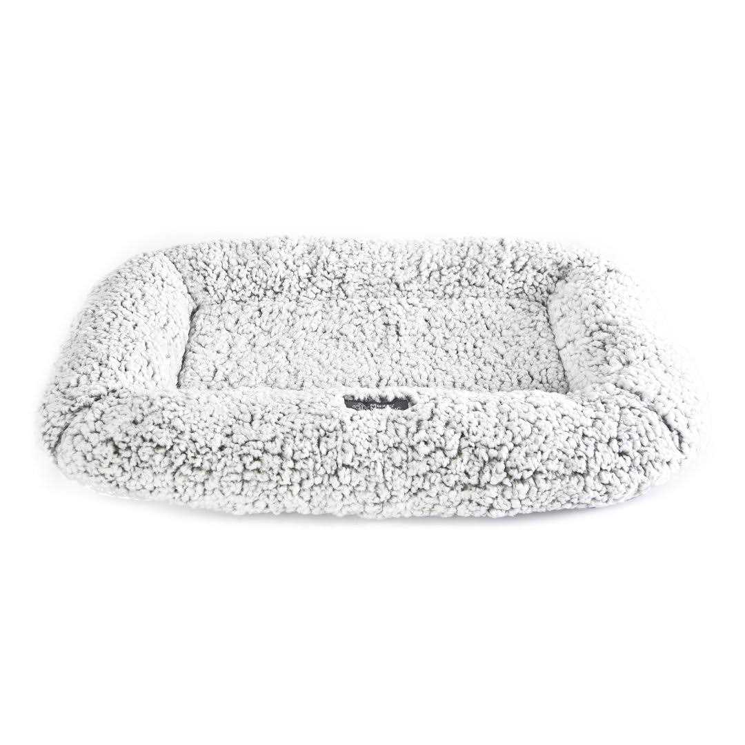 Max & Marlow Plush Sherpa Bolstered Crate Mat Dog & Cat Bed - Pet Supplies online store