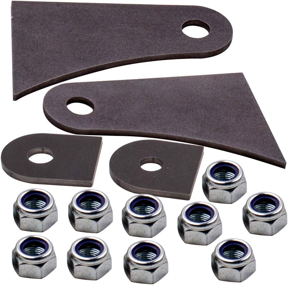 Waverspeed Parallel 4-Link Suspension Kit, Universal 5 Bars Classic Car Rat Rod Mounts with Weld-On 4-Link 1.25