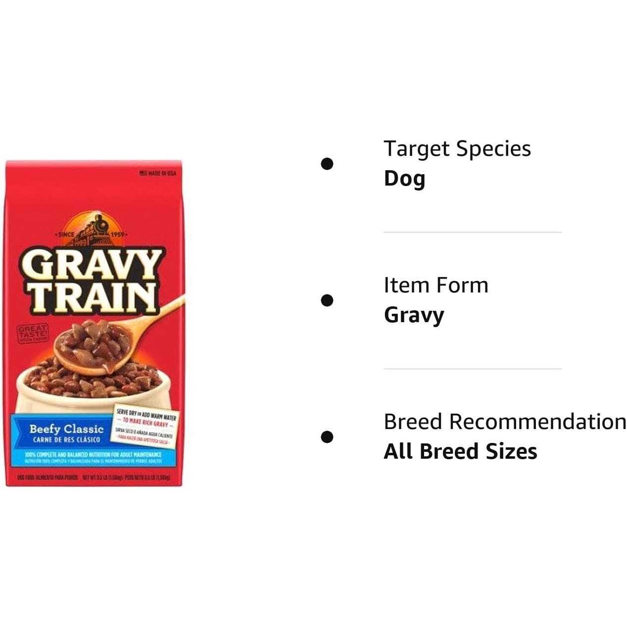 Gravy Train Beefy Classic Dry Dog Food - Pet Supplies online store