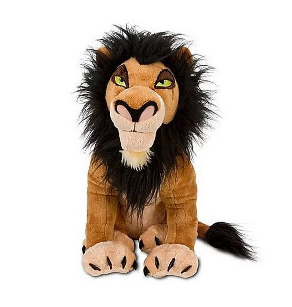 A4B The Lion King Plush Toy Exclusive Big Size Deluxe Plush Figure Scar Plush Toys 34Cm