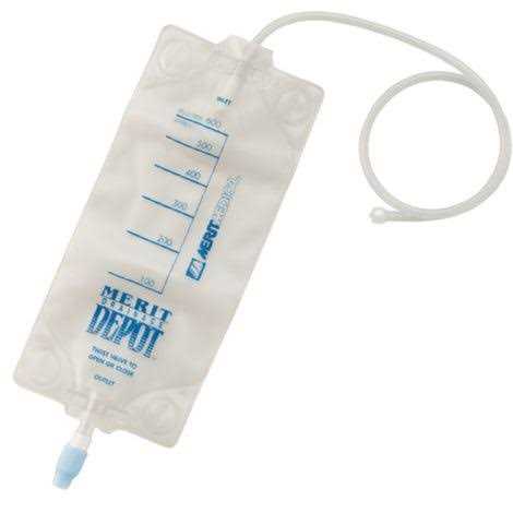 Merit Medical Nephrostomy Drainage Bag,Mdd600,600Ml Capacity,Each - Sports Supplies Online Store