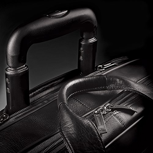 Solo Walker Leather Rolling Laptop Bag, Tan