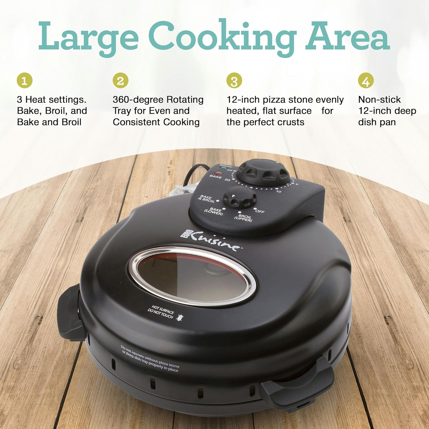 Euro Cuisine PM600 Crispy Crust 12