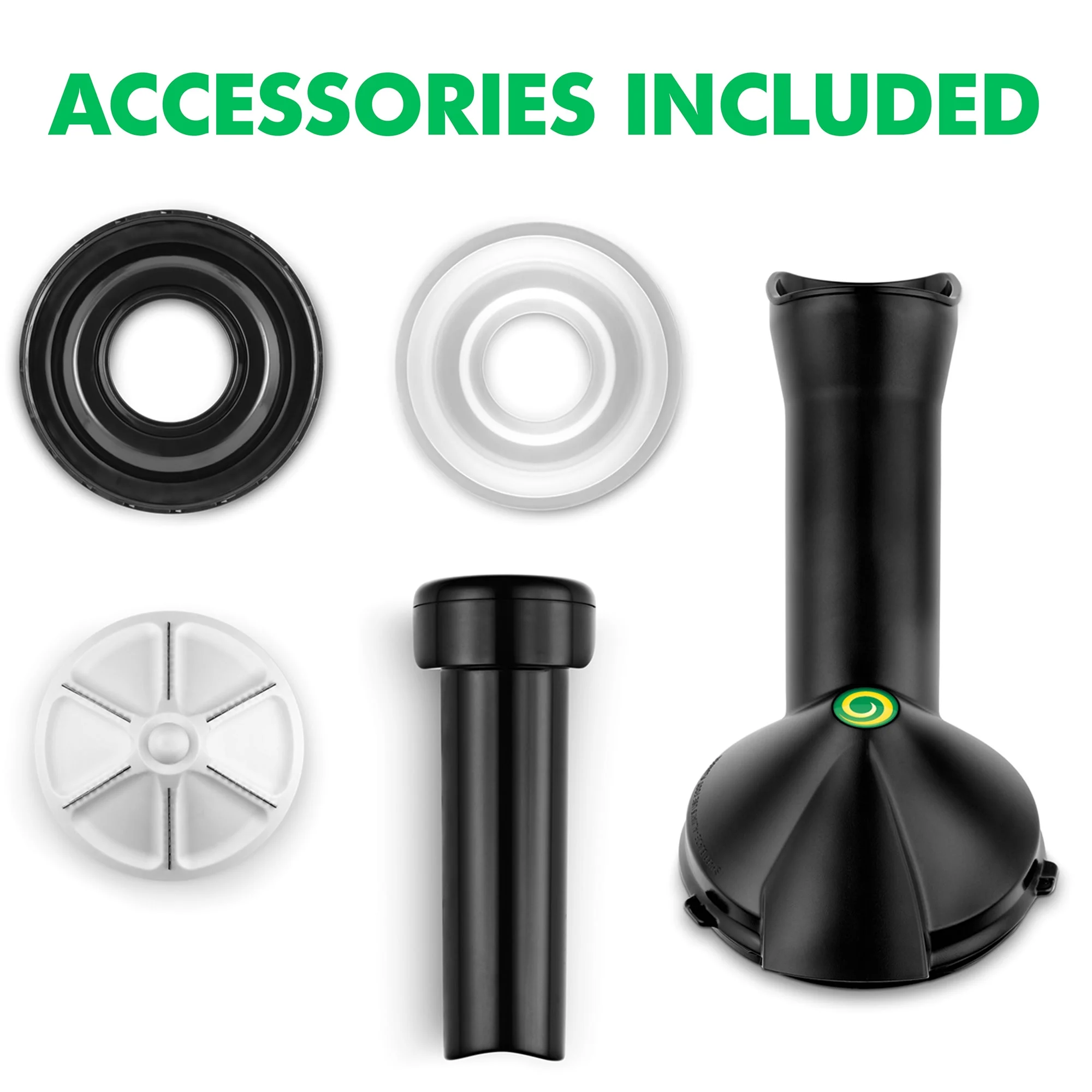 Yonanas Classic Vegan Non-Dairy Frozen Fruit Soft Serve Dessert Maker with 36 Recipe Book, in Red - Radiant Selections