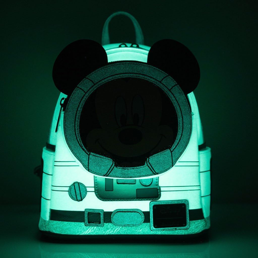 Loungefly Disney Glow in the Dark Mickey Mouse Spaceman Cosplay Women's Backpack