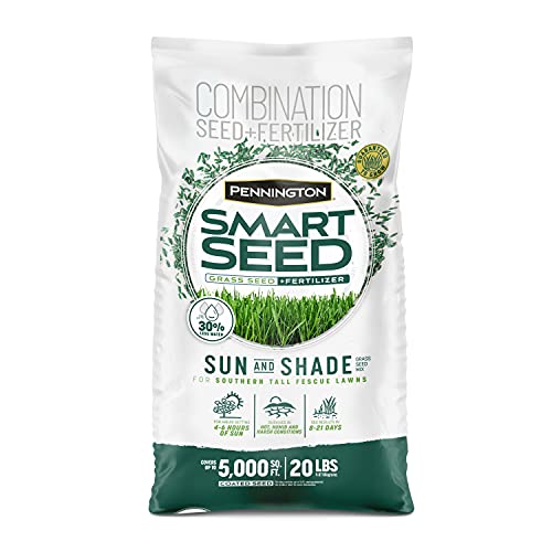 Pennington Smart Seed Sun and Shade Tall Fescue Grass Seed Mix for Southern Lawns 7 lb