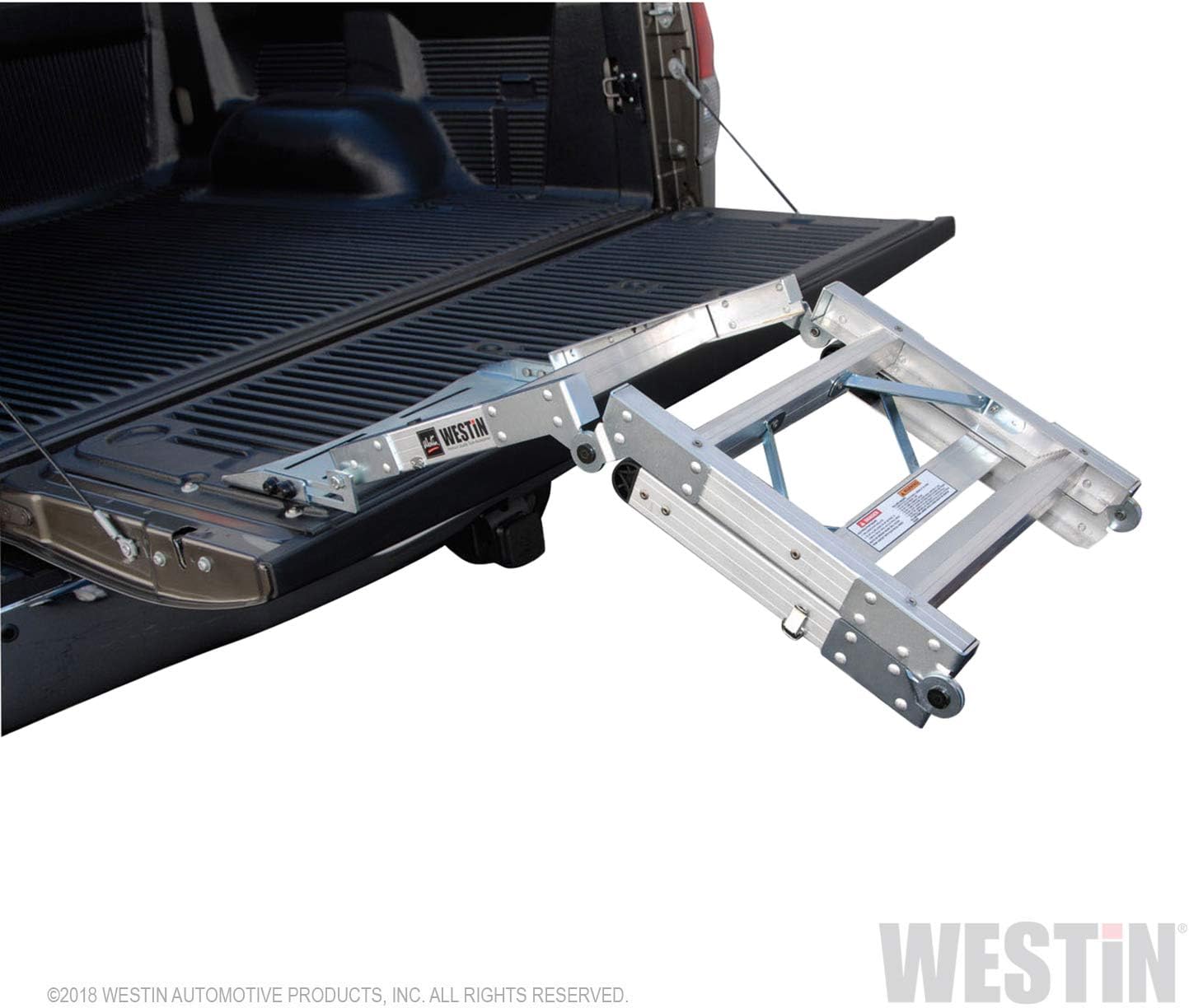 Westin 10-3000 Truck-Pal Tailgate Ladder,Silver