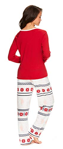 U.S. Polo Assn. Womens Casual Long Sleeve Shirt and Pajama Pants Sleep Sleepwear Set